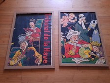 2 AFFICHES LITHOGRAPHIEE , MENTHE PASTILLES , PAR OGE