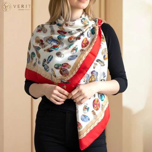 Rare vintage foulard - en, soie