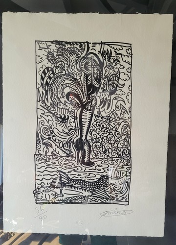 Robert combas gravure - combas,