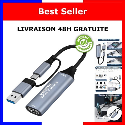 Carte capture vidéo hdmi - carte,