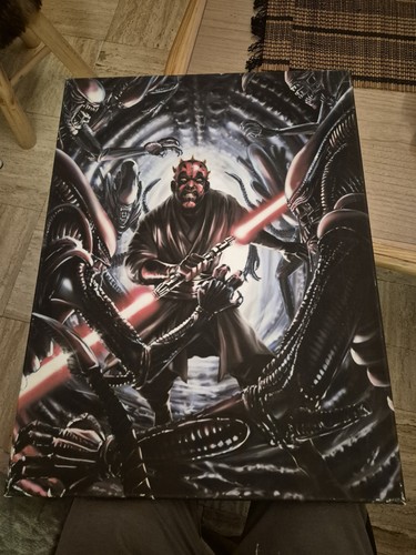 Cadre toile darth - toile, maul's