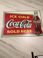 Ancienne Tole Coca Cola 44,5 Cm -31 Cm 