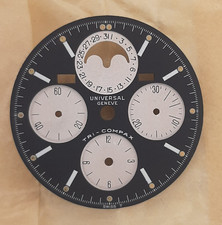 Universal Genève Tri-Compax original dial 881101 Evil Clapton UG 281 NOS