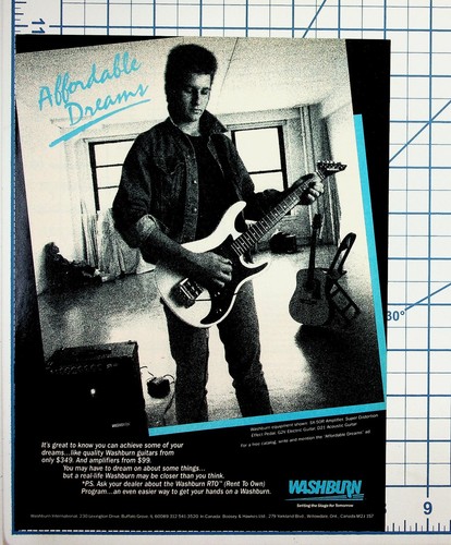 Vintage washburn guitars - vintage,