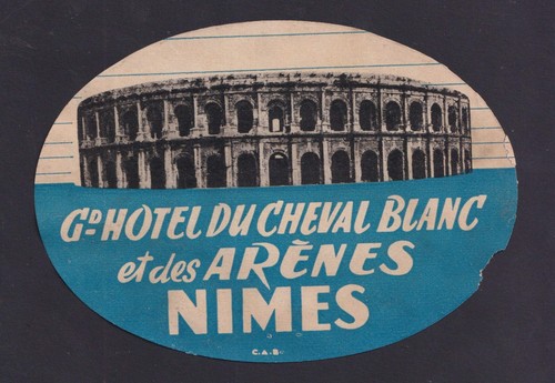 Ancienne étiquette bagage - ,