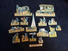 PRO PATRIA  Lot de SOLDATS PAPIER carton TELEGRAPHIE TSF  1917 recto verso