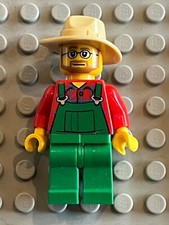 Personnage ferme LEGO CITY Minifig Ref cty0133 / Set 7637 farm