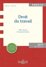 Droit du travail. Édition 2014 - 28e éd - Gilles Auzero - V343844