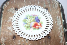 Assiette ajourée en