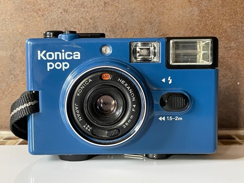 Konica pop bleu argentique - konica,