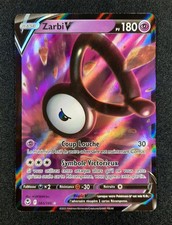 Carte Pokémon : Zarbi V Ultra Rare 2022 Tempête Argentée 065/195 NM ??
