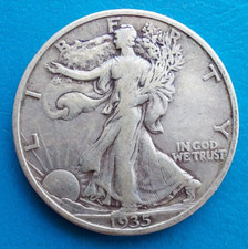 Etats-Unis United States USA , Walking Liberty 1/2 half dollar 1935 km 142