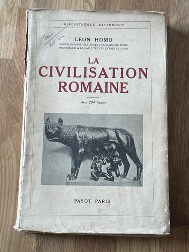 Livre civilisation romaine - livre, la