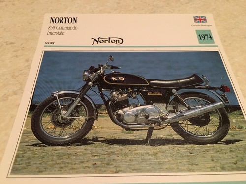 Carte moto norton 850 commando - carte,