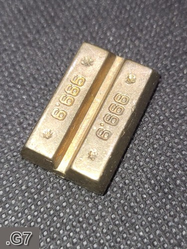 Playmobil lingot or - playmobil, (fer)