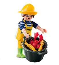 Figurines PLAYMOBIL® Originales 6841 - Série 10 Fille - Marisquière