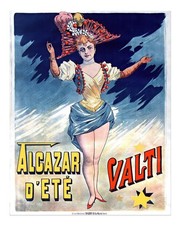 Affiche cabaret vintage - , art