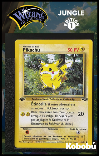 Carte pokémon pikachu 64 - pokémon, 60/64