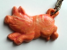 Ancien porte cle Cochon Charcuterie Dougoud Années 60.