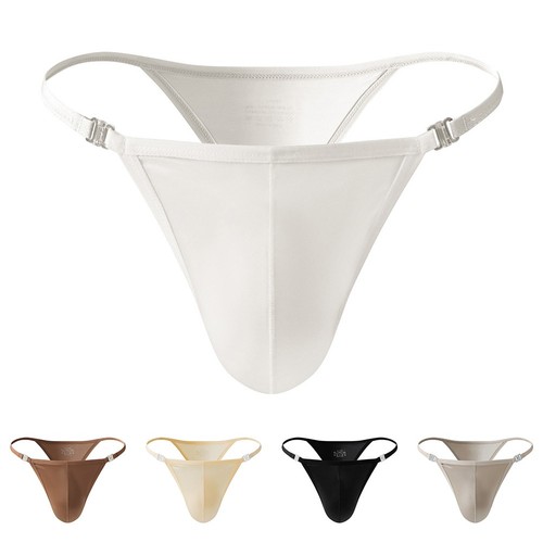 Pochette slip homme satin