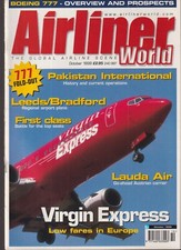 AIRLINER WORLD 10 1999 PAKISTAN INTERNATIONAL / FIRST CLASS / VIRGIN EXPRESS /