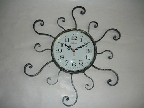 Horloge murale quartz fer - quartz, en