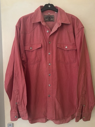Chemise jean homme vintage - chemise,