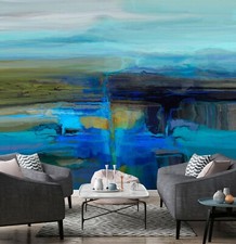Motif d'encre bleue 3D C25