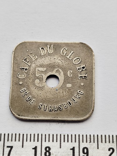 Jeton centimes cafe du - 50,