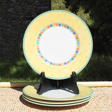 Set de 4 assiettes à dessert Villeroy & Boch modèle Twist Alea Limone ø 21.5 cm