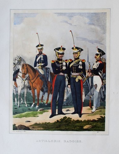 Grand duchy baden - of, artillery