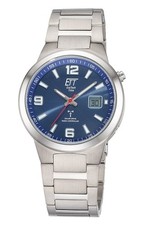 Ett Eco Tech Time Montre Solaire Homme Everest Gents Titan/Bleu Egt-11709-32M