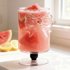 Verre à vin à pied court décoratif pour vodka, cadeau pour femme