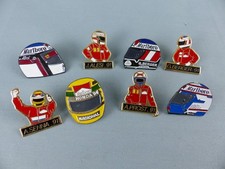 Lot de 8 pin's SENNA PROST
