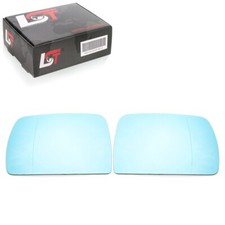 2X Verre De Miroir Latéral À Coller Asphérique Teinté Pour BMW X5 E53