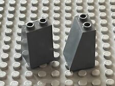 2 x LEGO Dark Bluish Gray slope brick 3684a / set 4767 4757 7946 7189 7947 10231