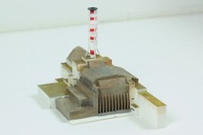 Chernobyl Disaster Nucléaire Réacteur Afficher Miniature Statue, 3D Impression