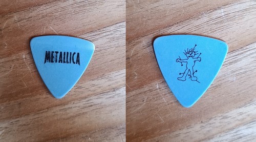 Metallica guitar bass pick - metallica,