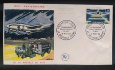 Enveloppe Premier Jour Timbre Aéropostale Douglas N° 1418 Obl Le Bourget 1964