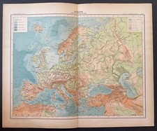 Europe hypsométrique Emm. de
