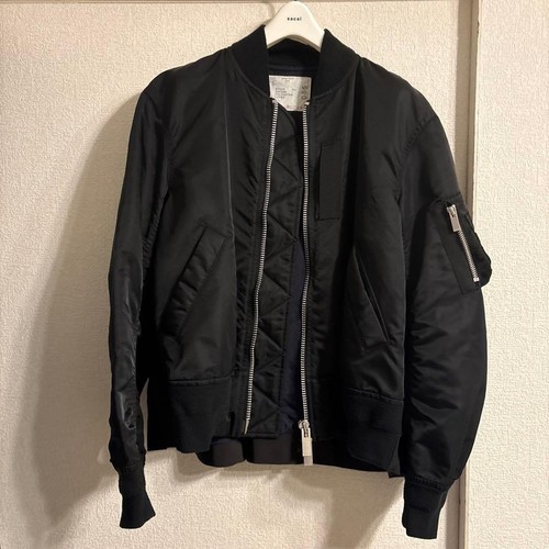 Blouson bombardier noir - , sacai