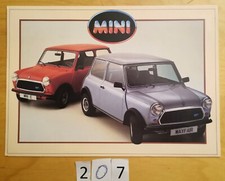 AUSTIN ROVER MINI E, MAYFAIR, MAYFAIR AUTO Prospectus 6 pages F 1984 Publicité