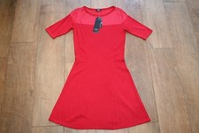 Robe rouge maille fine