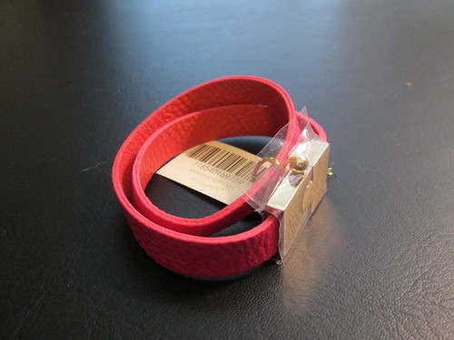 Lock wrap leather bracelet - bracelet, by