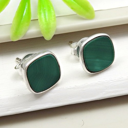 Malachite pierre argent - malachite,