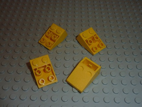 Lego yellow slope - lego,