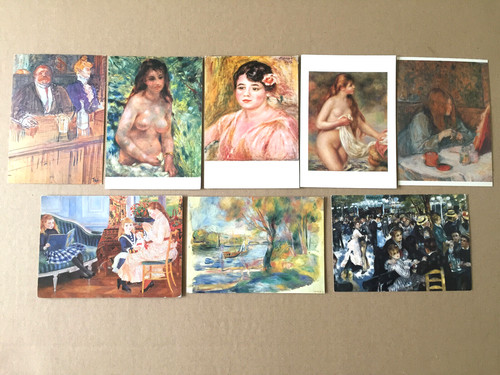 Lot postcards paintings - lot, 8