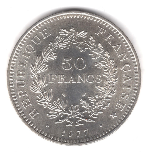Francs hercule 1977 en - hercule,