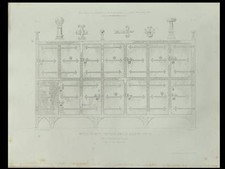 MEUBLE CATHEDRALE DE BAYEUX - 1852 - GRAVURE