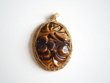 Pendentif En Œil De Tigre